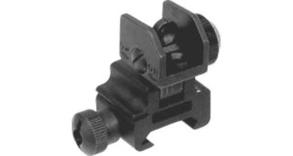 Image of Leapers UTG Flip-up Tactical Rear Sight Complete with Dual Aiming Aperture MNT-951