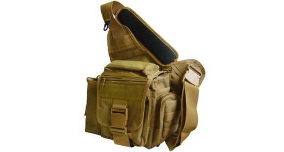 Image of Leapers Multi Functional Tactical Messenger Bag - Dark Earth - PVC-P218S