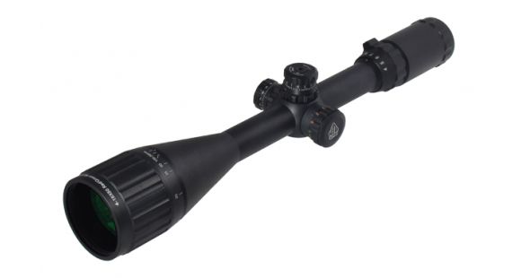 Image of FACTORY DEMO Leapers UTG 4-16X50mm AO Zerolock Rifle Scope w/ RGB Mildot Reticle, Scope Rings