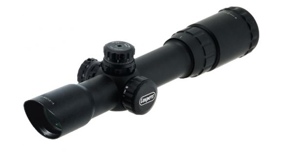 Image of Leapers 1-4X24 30mm Long Eye Relief Rifle Scope w/ Glass Mil-dot RGB Reticle 1424MDQ