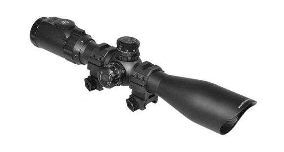 Image of Leapers UTG 1.5-6x44 Illuminated 36-Color Rifle Scope, Mil-Dot Reticle SCP3-U156IEW