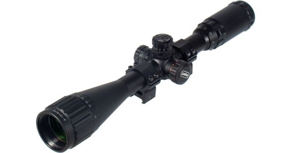 Image of NEW Leapers UTG 4-16x40mm Full Size Mildot RGB Reticle Zero Lock Rifle Scope, Black