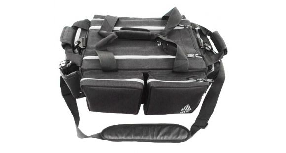Image of Leapers UTG All-in-1 Range Bag, Black/Silver,8x23x16in PVC-P768BM