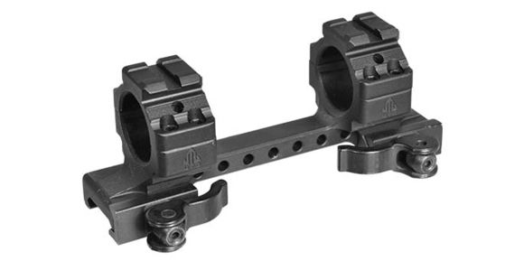 Image of Leapers UTG Integral QD 1in Ring 2 Slot 56mm 100mm Base 15mm S Picatinny Mount M1B56100R2