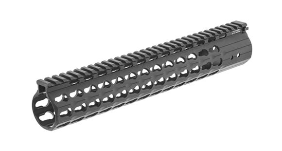 Image of Leapers UTG PRO Super Slim Free Float Handguard, DPMS LR-308, KeyMod, 13 inch, Black, MTU020SSKB