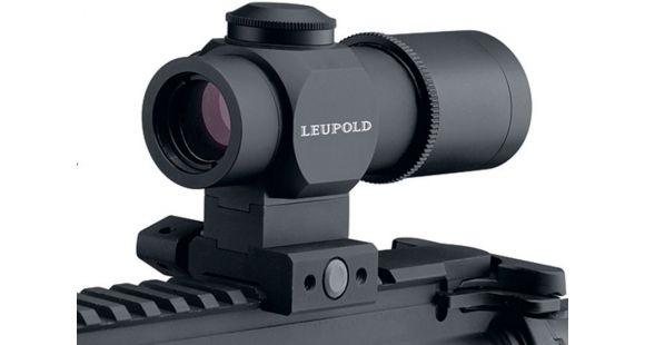 Image of Leupold 1x14 Tactical Prismatic Rifle Scope w/ Illuminated Red Circle Plex Reticle - 63300