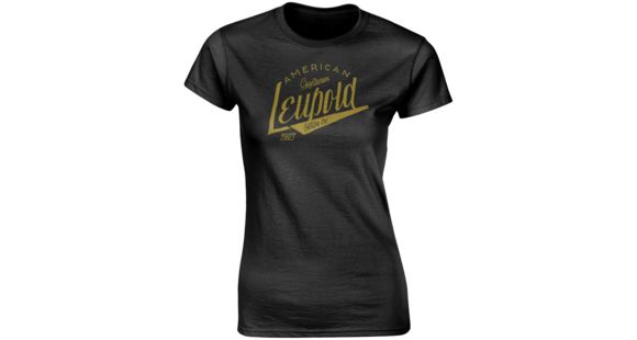 Image of Leupold American Craftsman Premium Short Sleeve Shirt - Women's, Cotton/Poly Blend, Black, Large, 175178