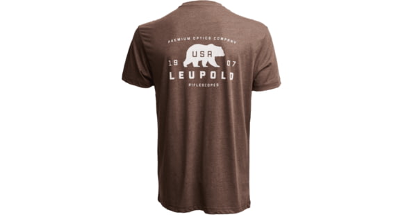 Image of Leupold Bear Badge Graphic T-Shirt, 2XL, Espresso, 186481