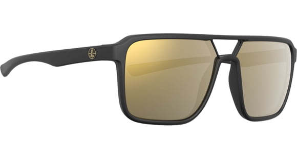 Image of Leupold Bridger Sunglasses, Matte Black Frame, Bronze Mirror Lens, 182675
