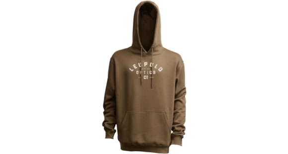Image of Leupold Distressed Badge Hoodie, Large, Ash Green, 186554