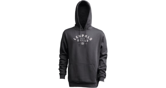 Image of Leupold Distressed Badge Hoodie, 2XL, Gunmetal, 186550