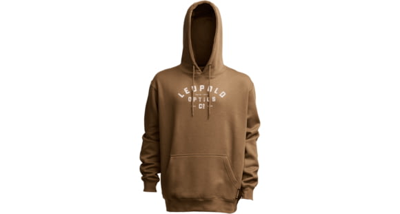 Image of Leupold Distressed Badge Hoodie, 2XL, Otter, 186568