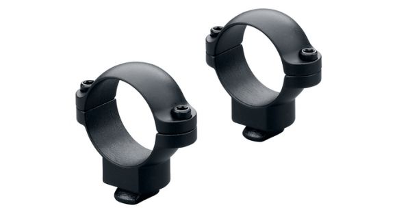 Image of Leupold Dual Dovetail DD Rings, Universal, 1 in, Super Low, Matte, Black, 60629