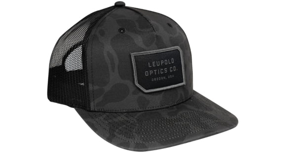 Image of Leupold Duck Camo Trucker - Men's, Black, 183986