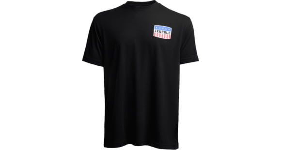 Image of Leupold Flag Badge Graphic T-Shirt, Large, Black, 186471