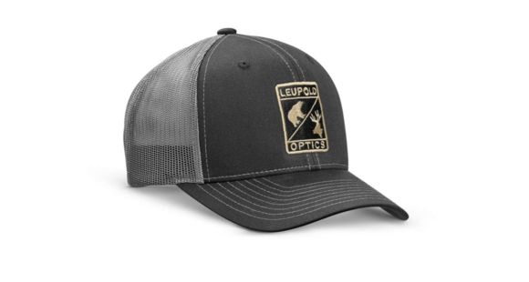 Image of Leupold L Optic Trucker Hat Black / Charcoal OS 170580