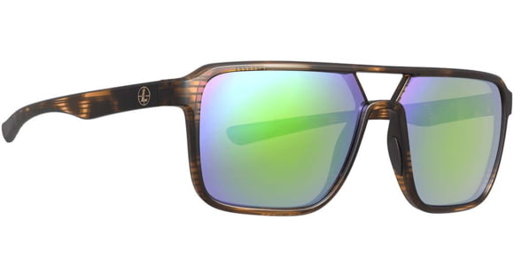 Image of Leupold Bridger Sunglasses, Emerald Mirror, Matte Tortoise, 186747