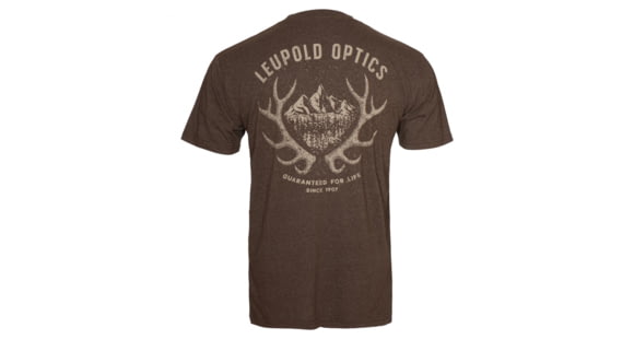 Image of Leupold Antler Range Tee - Men's, Brown Heather, S, 187796