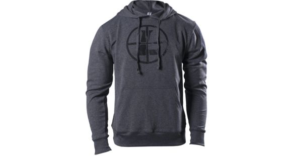 Image of Leupold Distressed Reticle Hoodie - Men's, Gunmetal, XL, 177648