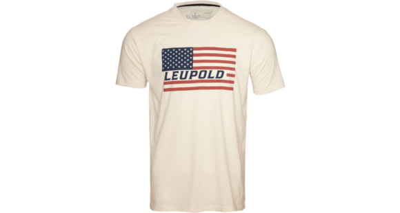 Image of Leupold Flag Tee - Men's, Natural, XL, 187775