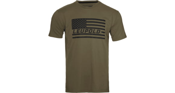 Image of Leupold Flag Tee - Men's, Light Olive, M, 187779