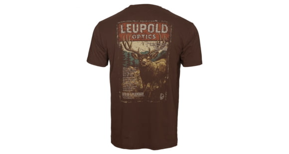 Image of Leupold Mule Deer Magazine Tee - Men's, Brown Heather, XXL, 187824
