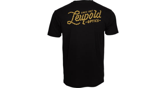 Image of Leupold Optics Rope Script Tee - Men's, Black, S, 187880
