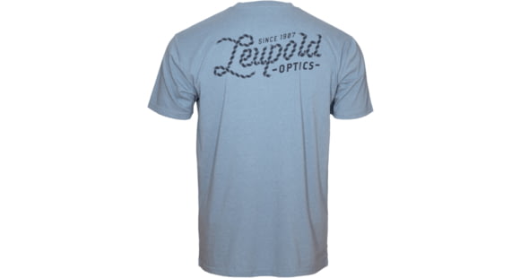 Image of Leupold Optics Rope Script Tee - Men's, Light Blue Heather, L, 187894