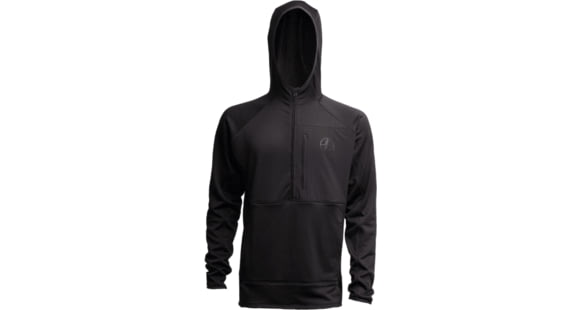 Image of Leupold Velum 1/2 Zip Gen 2 Hooded Fleece - Men's, Charcoal, S, 186710