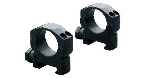Image of Factory DEMO Leupold Mark 4 Mounting Rings, 30mm, Medium, Matte Black, Steel, 61049-DEMO