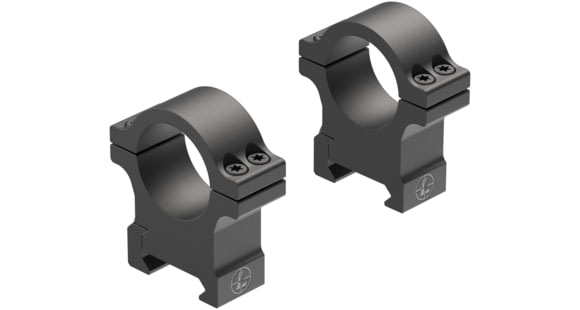 Image of Leupold Open Range Cross-Slot Rings, 1in High, Matte Black, 180945