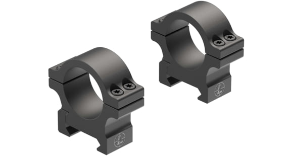 Image of Leupold Open Range Cross-Slot Rings, 1in Low, Matte Black, 180943