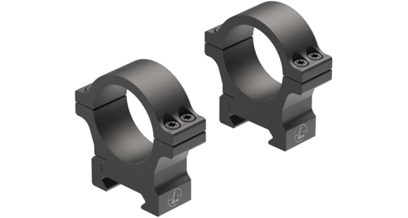 Image of Leupold Open Range Cross-Slot Rings, 30mm Medium, Matte Black, 180947