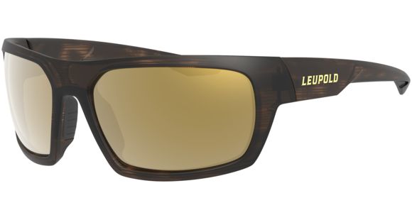 Image of Leupold Packout Mens Sunglasses, Matte Tortoise Frame, Square Bronze Mirror Lens, Polarized, Regular, 179094