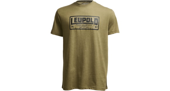 Image of Leupold Premium Optics Graphic T-Shirt, Extra Large, Light Olive, 186528
