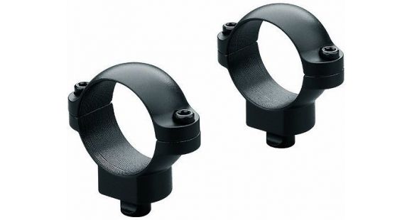 Image of Leupold Quick Release Rifle Scope Rings, 1in Diameter, Medium, Gloss Black, 49983