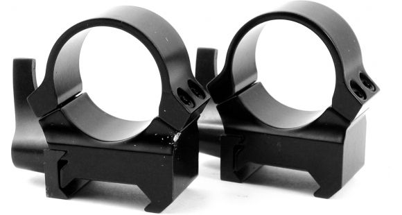 Image of Leupold Quick Release Weaver Style Rings, 1in, High, Gloss Black 49857