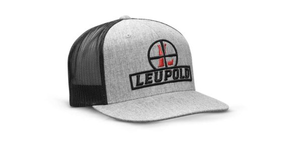 Image of Leupold Reticle Flat Brim Trucker Hat Heather / Black OS 170584