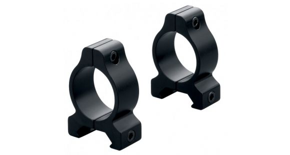 Image of Leupold Rifleman Rifle Scope Rings, Vertical Split, 0.826in Height, Glossy Black, 57415