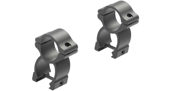 Image of USED, Leupold Rifleman Rifle Scope Rings, See-Thru, 1in, 1.44in Height, Matte Black, 55880