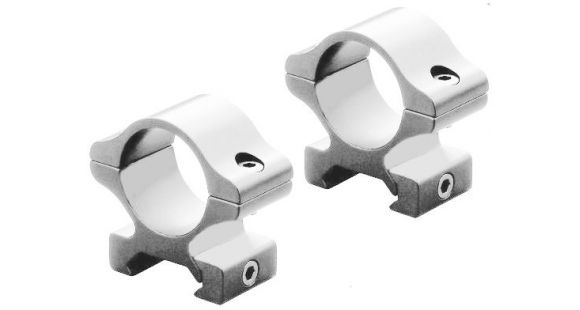Image of Leupold Rifleman Rifle Scope Rings, Detachable See-Thru, 3/8 in, .22 Rimfire, Silver, 57325