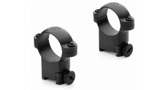Image of Leupold Sako Ring Mounts, 1in, High, Matte Black - 54410