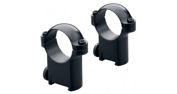 Image of Leupold Sako Ring Mounts, 1in, Low, Gloss Black - 49946