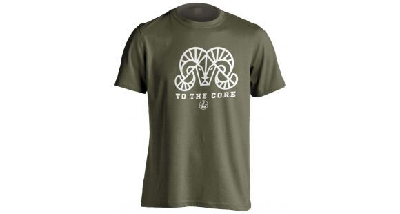 Image of Leupold Sheep to the Core Short Sleeve Shirt - Men's, Cotton/Poly Blend, Military Green, Large, 175152