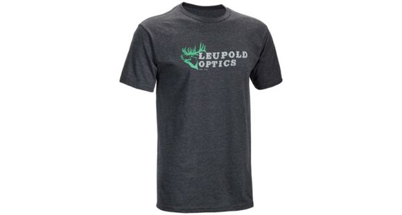 Image of Leupold SS Bugle Tee, Charcoal Heather, XL, 172577