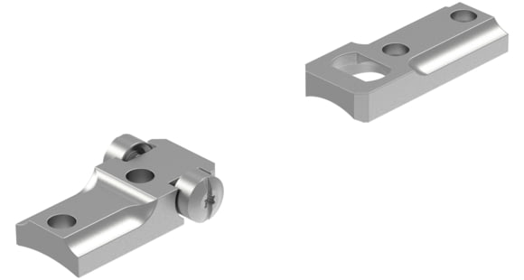 Image of Leupold Standard 2-Piece Rifle Scope Mount Base, Winchester 70 Both Rev, Silver, 50024