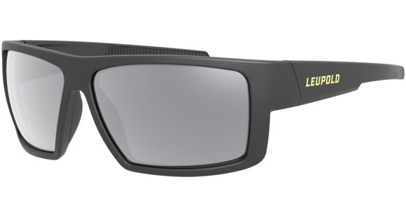 Image of Leupold Switchback Mens Sunglasses, Matte Black Frame, Square Shadow Gray Flash Lens, Polarized, Regular-Wide, 179092