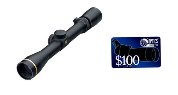 Image of Leupold VX-3 1.75-6x32mm Matte Duplex Rifle Scope 66385, FREE 100 OpticsPlanet E-Gift Certificate