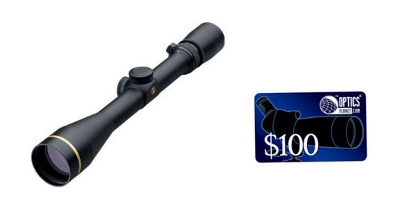 Image of Leupold VX-3 3.5-10x40 mm Rifle Scope - Matte Finish, Boone and Crockett Reticle, FREE 100 OpticsPlanet E-Gift Certificate