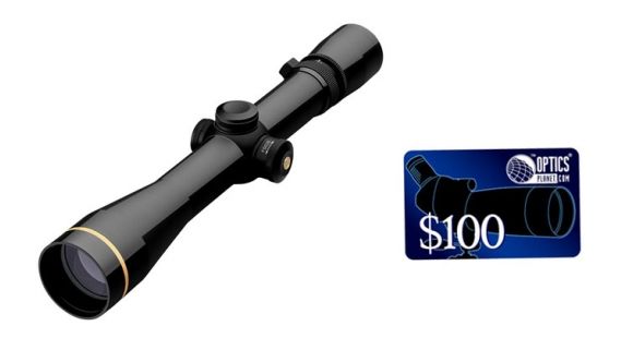 Image of Leupold VX-3 4.5-14x40 Long Range Rifle Scope, Gloss Black, Duplex Reticle, FREE 100 OpticsPlanet E-Gift Certificate